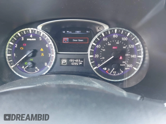 2013 Infiniti JX35 with VIN 5N1AL0MN7DC340246, listed as a IAAI auction lot 42030072 with 195,483 mi miles and . Bid and sale history available at DreamBid. Image 7.