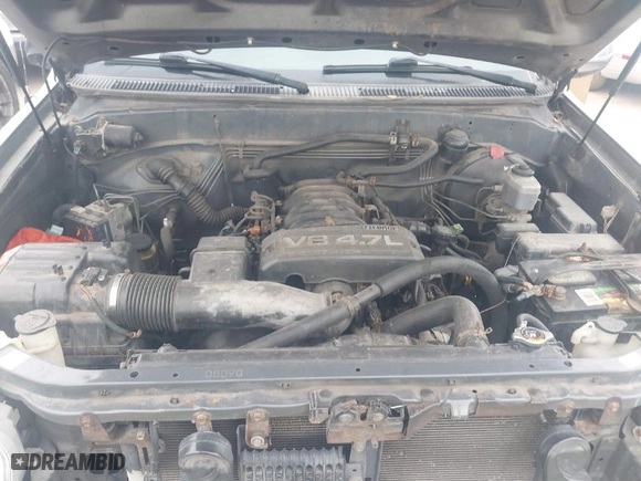 2005 Toyota Tundra SR5 with VIN 5TBET34155S491275, listed as a IAAI auction lot 41742181 with 152,268 mi miles. Bid and sale history available at carsss.com. Image 10.