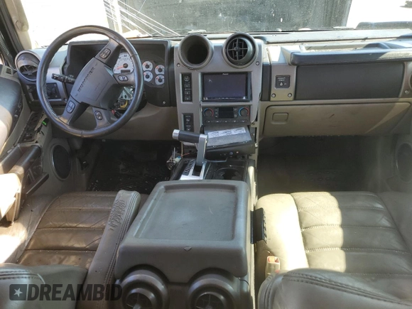 2003 Hummer H2 with VIN 5GRGN23U83H134284, listed as a Copart auction lot 70259154 with 0 mi miles and Salvage Title. Bid and sale history available at carsss.com. Image 8.