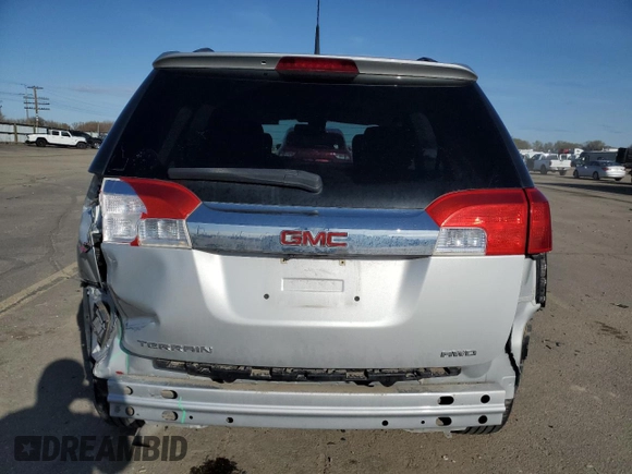 2011 GMC Terrain SLT-1 with VIN 2CTFLVEC7B6297882, listed as a Copart auction lot 51678565 with 85,084 mi miles and Salvage title. Bid and sale history available at DreamBid. Image 6.