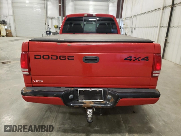 1999 Dodge Dakota SLT with VIN 1B7GG22YXXS215599, listed as a Copart auction lot 54630655 with 141,255 mi miles and Clean Title. Bid and sale history available at DreamBid. Image 6.