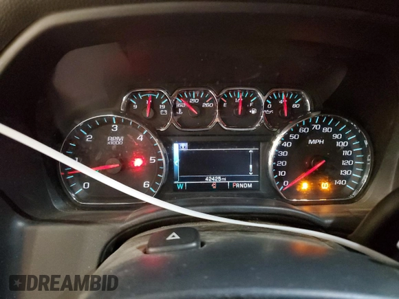 2015 Chevrolet Silverado 1500 LT with VIN 1GCNKREC3FZ388319, listed as a Copart auction lot 86914304 with 42,428 mi miles and Salvage Title. Bid and sale history available at carsss.com. Image 9.