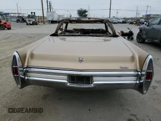 1968 Cadillac DeVille z VIN F8232777, wystawiony jako Copart lot #64820655 z przebiegiem Nie podano mil oraz Nie do naprawy • Non repairable. Historia ofert i sprzedaży dostępna na DreamBid. Obrazek 6.
