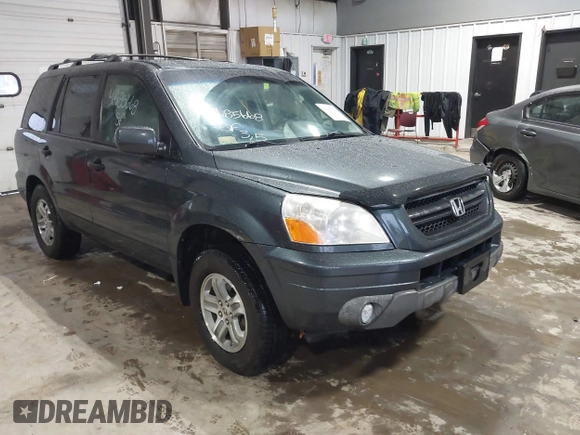 2005 Honda Pilot EX-L z VIN 2HKYF18715H564632, wystawiony jako IAAI lot #41685668 z przebiegiem 253 495 mil mil oraz . Historia ofert i sprzedaży dostępna na DreamBid. Obrazek 1.