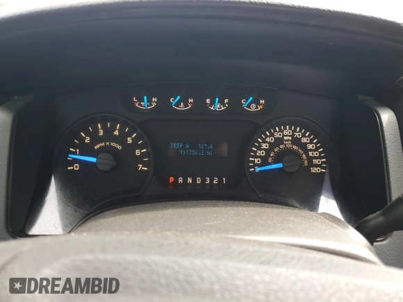 2014 Ford F-150 XL with VIN 1FTNF1CF9EKD47459, listed as a Copart auction lot 58755855 with 191,756 mi miles and Salvage title. Bid and sale history available at DreamBid. Image 9.