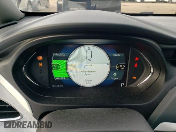 2020 Chevrolet Bolt EV Premier z VIN 1G1FZ6S09L4115718, wystawiony jako Copart lot #47644695 z przebiegiem 76 926 mil mil oraz Szkody całkowita. Historia ofert i sprzedaży dostępna na DreamBid. Obrazek 9.