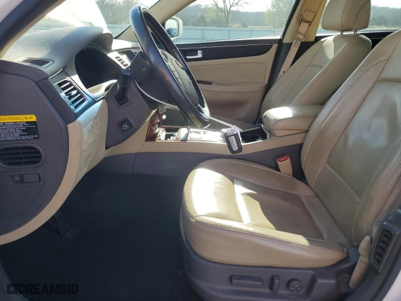 2013 Hyundai Genesis 5.0L R-Spec with VIN KMHGC4DH8DU239738, listed as a Copart auction lot 49774235 with 125,276 mi miles and Salvage Title. Bid and sale history available at carsss.com. Image 7.