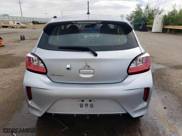 2024 Mitsubishi Mirage ES with VIN ML32AUHJ4RH012583, listed as a Copart auction lot 53986205 with 17,070 mi miles and Clean Title. Bid and sale history available at carsss.com. Image 6.
