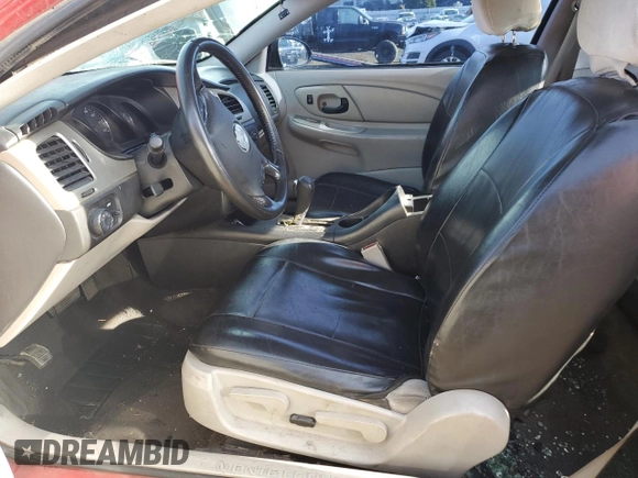 2007 Chevrolet Monte Carlo LT with VIN 2G1WK15K879237574, listed as a Copart auction lot 85602474 with 179,607 mi miles and Salvage Title. Bid and sale history available at carsss.com. Image 7.