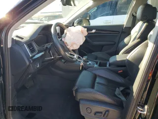 2018 Audi Q5 Premium Plus with VIN WA1BNAFY3J2073828, listed as a Copart auction lot 46827735 with Not Provided miles and Salvage Title. Bid and sale history available at DreamBid. Image 7.