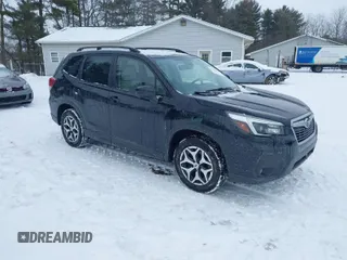 2021 Subaru Forester Premium with VIN JF2SKAJC5MH510158, listed as a IAAI auction lot 41264498 with 36,975 mi miles. Bid and sale history available at carsss.com. Image 1.