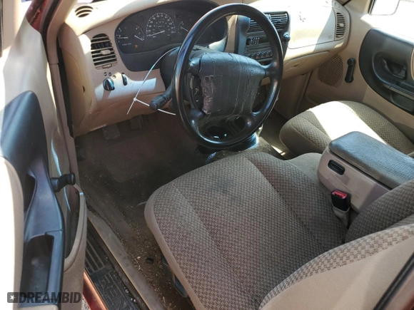 1998 Ford Ranger XL with VIN 1FTYR14U5WPB63948, listed as a Copart auction lot 51537275 with 198,874 mi miles and Clean Title. Bid and sale history available at carsss.com. Image 8.