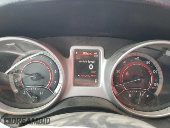 2015 Dodge Journey SXT with VIN 3C4PDCBGXFT734204, listed as a Copart auction lot 48037665 with 131,124 mi miles and Salvage Title. Bid and sale history available at carsss.com. Image 9.