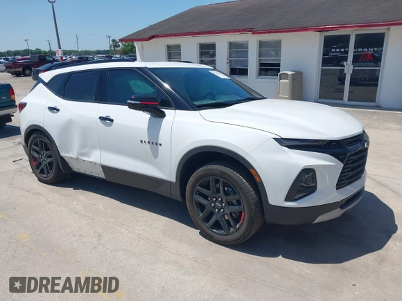 2022 Chevrolet Blazer LT with VIN 3GNKBDRS6NS147946, listed as a IAAI auction lot 42022497 with 50,608 mi miles and . Bid and sale history available at DreamBid. Image 1.
