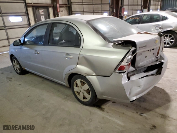 2008 Chevrolet Aveo LS with VIN KL1TD566X8B179441, listed as a Copart auction lot 88281315 with 122,403 mi miles and Salvage Title. Bid and sale history available at carsss.com. Image 2.
