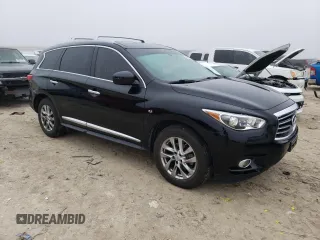 2015 Infiniti QX60 with VIN 5N1AL0MN4FC555537, listed as a Copart auction lot 43863275 with 113,159 mi miles and Salvage Title. Bid and sale history available at carsss.com. Image 4.