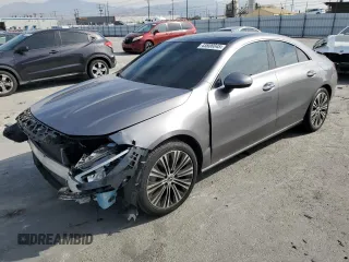 2022 Mercedes-Benz CLA with VIN W1K5J4GB4NN299106, listed as a Copart auction lot 43808845 with 48,844 mi miles and Salvage Title. Bid and sale history available at carsss.com. Image 1.