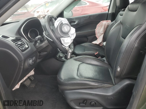 2018 Jeep Compass Limited with VIN 3C4NJDCBXJT360534, listed as a Copart auction lot 52003225 with 52,114 mi miles and Clean Title. Bid and sale history available at carsss.com. Image 7.