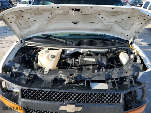 2007 Chevrolet Express Cargo Van with VIN 1GCFG15X571104330, listed as a Copart auction lot 74613484 with 207,630 mi miles and Salvage Title. Bid and sale history available at carsss.com. Image 12.