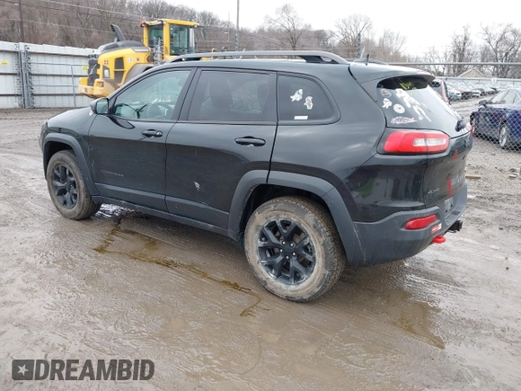 2016 Jeep Cherokee Trailhawk with VIN 1C4PJMBS6GW113069, listed as a IAAI auction lot 41757725 with 125,029 mi miles. Bid and sale history available at carsss.com. Image 3.