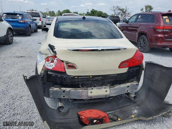 2013 Infiniti G37 Sedan Journey with VIN JN1CV6AP0DM713754, listed as a Copart auction lot 54135185 with 126,986 mi miles and Salvage Title. Bid and sale history available at carsss.com. Image 6.