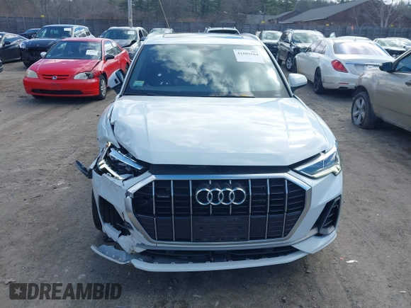 2023 Audi Q3 S line Premium with VIN WA1DECF39P1034247, listed as a IAAI auction lot 41889564 with 49,387 mi miles and . Bid and sale history available at DreamBid. Image 12.