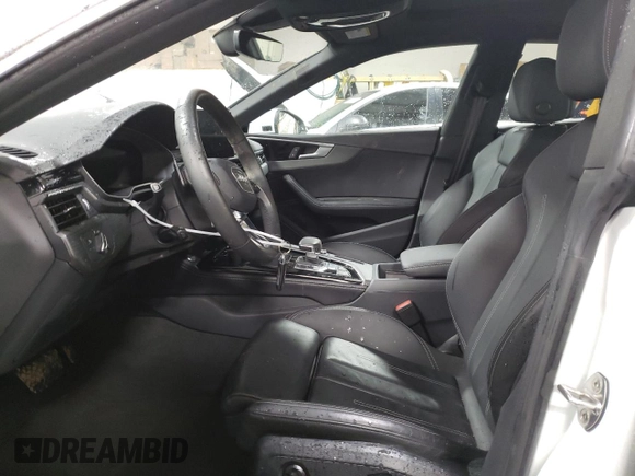 2021 Audi A5 Sportback S line Premium Plus with VIN WAUFACF59MA006436, listed as a Copart auction lot 43553033 with 19,353 mi miles. Bid and sale history available at carsss.com. Image 7.