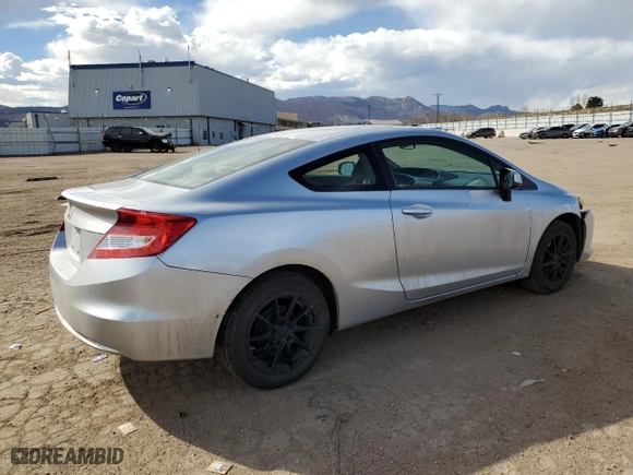 2013 Honda Civic Cpe LX with VIN 2HGFG3B59DH503853, listed as a Copart auction lot 50409385 with 97,669 mi miles and Salvage Title. Bid and sale history available at carsss.com. Image 3.