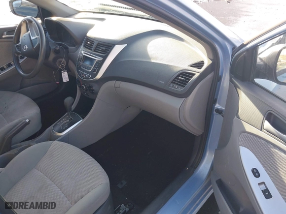 2014 Hyundai Accent GS with VIN KMHCT5AE8EU145312, listed as a IAAI auction lot 41021429 with 70,835 mi miles. Bid and sale history available at carsss.com. Image 5.
