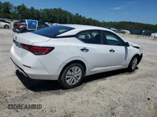 2025 Nissan Sentra S with VIN 3N1AB8BV1SY230678, listed as a Copart auction lot 58094955 with 11,700 mi miles and Salvage title. Bid and sale history available at DreamBid. Image 3.