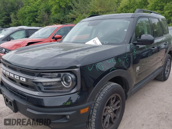 2021 Ford Bronco Sport Big Bend with VIN 3FMCR9B6XMRA19620, listed as a IAAI auction lot 42343836 with 52,280 mi miles and . Bid and sale history available at DreamBid. Image 6.