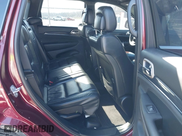 2017 Jeep Grand Cherokee Overland with VIN 1C4RJFCG8HC608729, listed as a IAAI auction lot 41401531 with 163,833 mi miles. Bid and sale history available at carsss.com. Image 8.