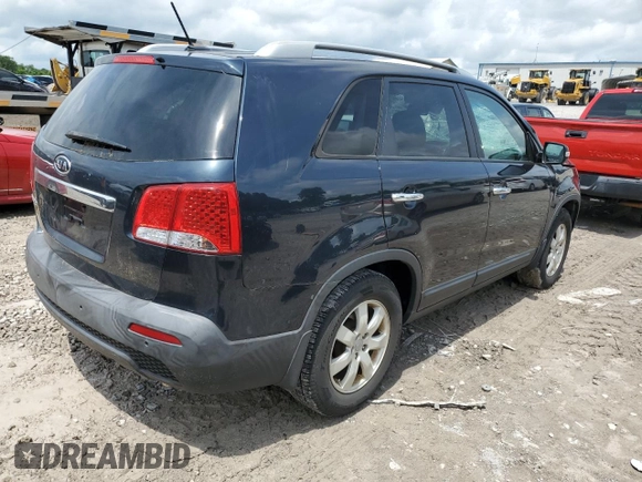 2013 Kia Sorento LX with VIN 5XYKT4A6XDG351167, listed as a Copart auction lot 59327815 with 114,499 mi miles and Salvage title. Bid and sale history available at DreamBid. Image 3.