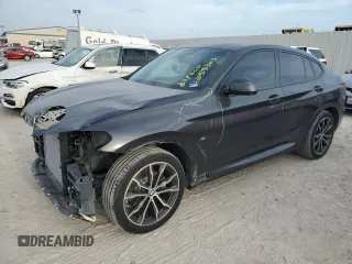 2019 BMW X4 xDrive30i with VIN 5UXUJ3C56KLA58690, listed as a Copart auction lot 61053303 with 109,170 mi miles. Bid and sale history available at carsss.com. Image 1.
