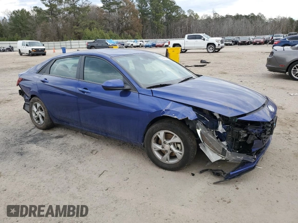 2023 Hyundai Elantra SE with VIN 5NPLL4AGXPH119534, listed as a Copart auction lot 43465045 with 68,128 mi miles and Salvage Title. Bid and sale history available at DreamBid. Image 4.