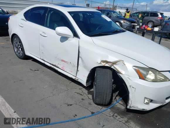 2008 Lexus IS 250 with VIN JTHBK262682064632, listed as a IAAI auction lot 41791958 with 83,184 mi miles. Bid and sale history available at carsss.com. Image 6.