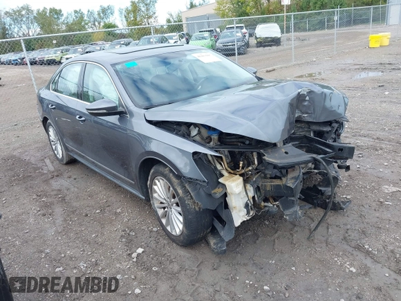 2017 Volkswagen Passat 1.8T SE with VIN 1VWBT7A36HC036977, listed as a IAAI auction lot 40483007 with 64,594 mi miles. Bid and sale history available at carsss.com. Image 1.