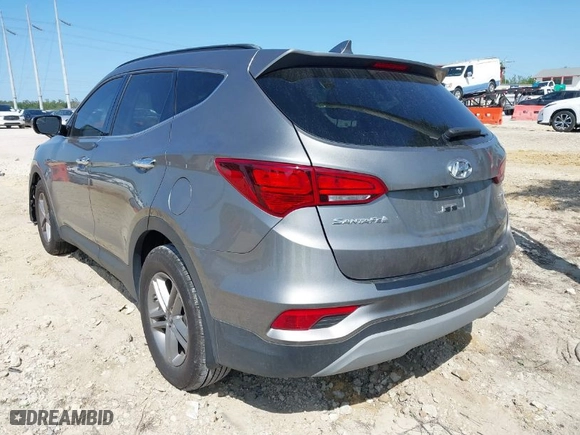 2018 Hyundai Santa Fe Sport 2.4L with VIN 5XYZU3LB8JG563903, listed as a IAAI auction lot 41814986 with 56,287 mi miles. Bid and sale history available at carsss.com. Image 3.