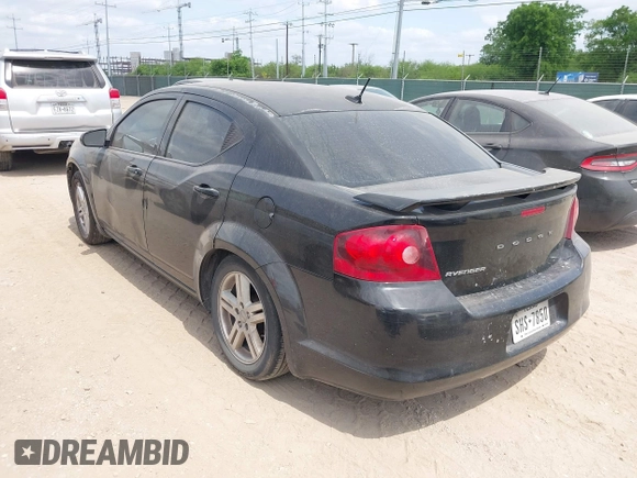 2014 Dodge Avenger SE with VIN 1C3CDZAB2EN154553, listed as a IAAI auction lot 42056243 with 246,442 mi miles. Bid and sale history available at carsss.com. Image 3.