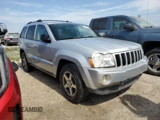 2006 Jeep Grand Cherokee Laredo with VIN 1J4HS48NX6C266616, listed as a Copart auction lot 74976124 with 0 mi miles and Non Repairable. Bid and sale history available at carsss.com. Image 4.