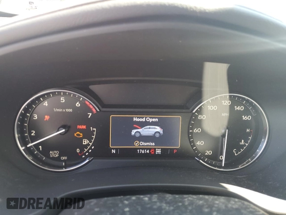 2020 Cadillac XT4 AWD Premium Luxury with VIN 1GYFZDR46LF119731, listed as a Copart auction lot 57614305 with 17,614 mi miles and Salvage title. Bid and sale history available at DreamBid. Image 9.