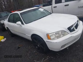 2000 Acura RL with VIN JH4KA9653YC000645, listed as a IAAI auction lot 41350069 with 1 mi miles. Bid and sale history available at carsss.com. Image 1.