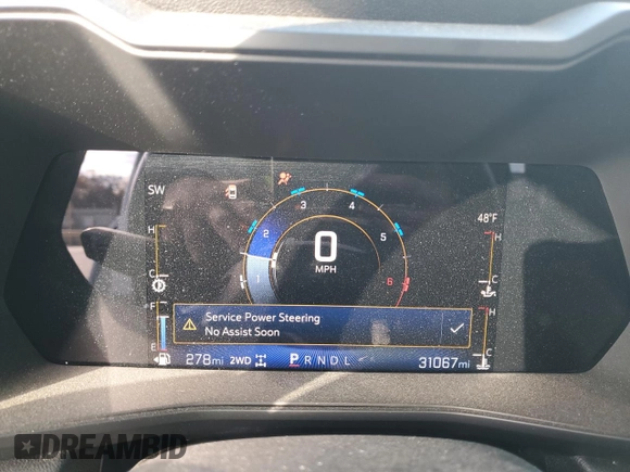 2023 Chevrolet Colorado 4WD Work Truck with VIN 1GCGTBEC3P1193575, listed as a Copart auction lot 81364374 with 31,067 mi miles and Salvage title. Bid and sale history available at DreamBid. Image 9.