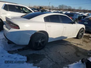 2018 Dodge Charger GT with VIN 2C3CDXJG7JH144197, listed as a Copart auction lot 87977185 with 131,604 mi miles and Salvage Title. Bid and sale history available at DreamBid. Image 3.