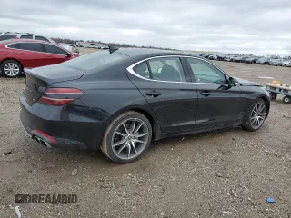 2023 Genesis G70 2.0T with VIN KMTG34TA7PU131464, listed as a Copart auction lot 61521584 with 13,346 mi miles and Salvage Title. Bid and sale history available at carsss.com. Image 3.