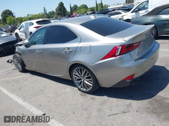 2015 Lexus IS 250 with VIN JTHBF1D27F5057749, listed as a IAAI auction lot 42304507 with 218,452 mi miles and . Bid and sale history available at DreamBid. Image 3.