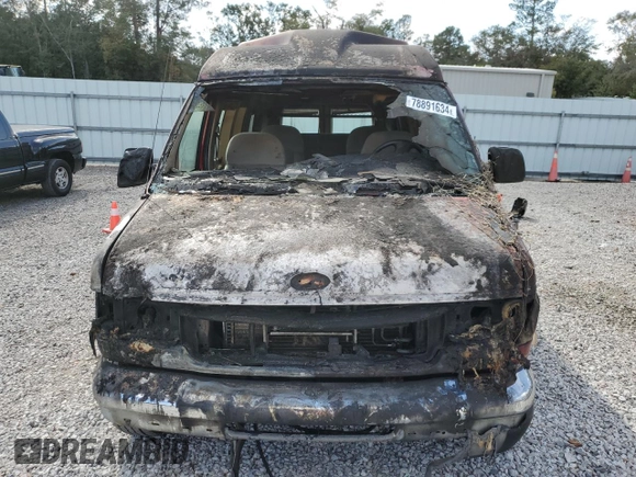 1999 Ford Econoline Cargo with VIN 1FDRE14W5XHB72755, listed as a Copart auction lot 78891634 with 136,376 mi miles and Salvage Title. Bid and sale history available at carsss.com. Image 5.