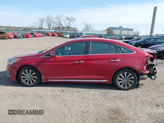2017 Hyundai Sonata Sport with VIN 5NPE34AF6HH571353, listed as a IAAI auction lot 41796296 with 102,196 mi miles. Bid and sale history available at carsss.com. Image 14.