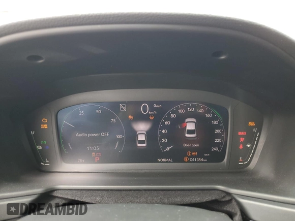 2024 Honda Accord Touring with VIN 1HGCY2F83RA040905, listed as a Copart auction lot 62663025 with 41,354 mi miles and Salvage title. Bid and sale history available at DreamBid. Image 9.