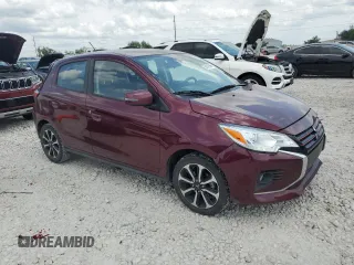 2023 Mitsubishi Mirage Black Edition with VIN ML32AWHJ7PH007192, listed as a Copart auction lot 54978395 with 25,065 mi miles and Clean title. Bid and sale history available at DreamBid. Image 4.